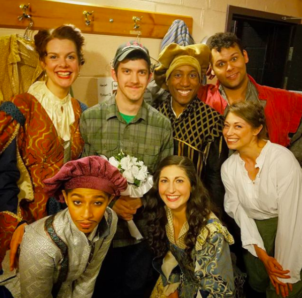 Photo Flash: Christy Altomare Gives Max von Essen an Intermission Snack, and More Saturday Intermission Pics! Image