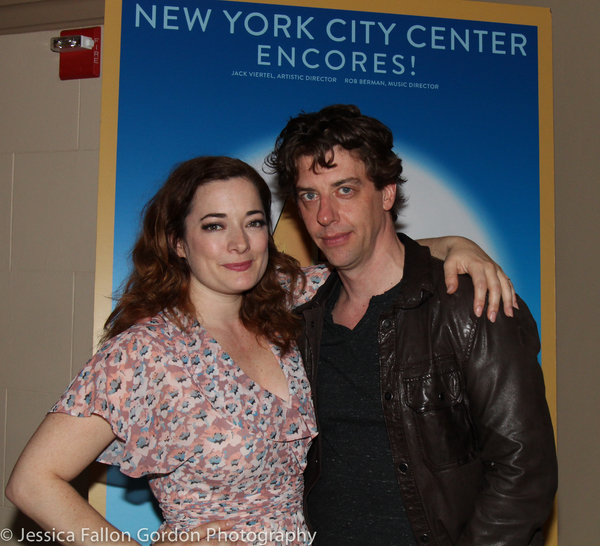 Laura Michelle Kelly and Christian Borle Photo