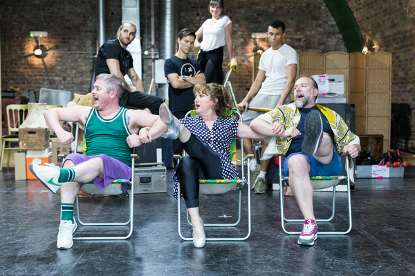 Photo Flash: In Rehearsal with Caroline O'Connor and the Cast of THE RINK Image