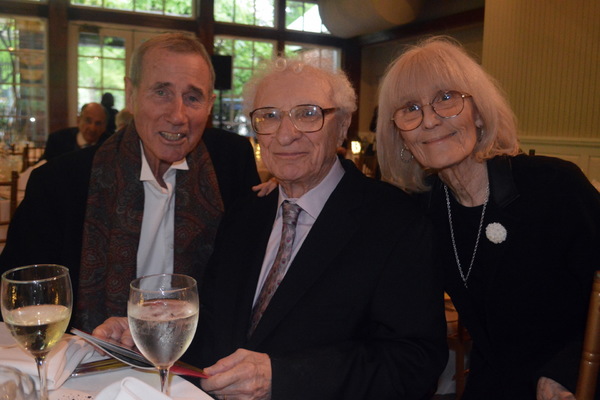 Jim Dale, Sheldon and Margie Harnick Photo