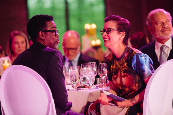  Chris  Rock  and  Artistic  Director  Anna  D.  Shapiro  Photo