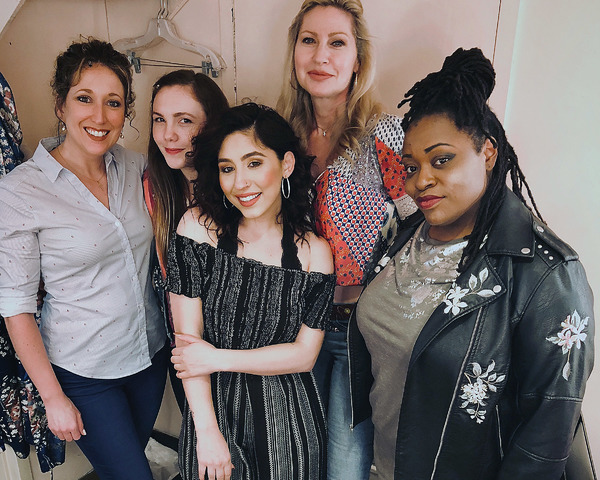 Photo Flash: Pop Singer/Songwriter Brielle Von Hugel Visits Cast of UNEXPECTED JOY Image