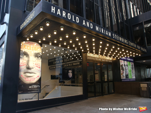 Theatre Marquee for Idina Menzel starring in The Roundabout Theatre Company productio Photo