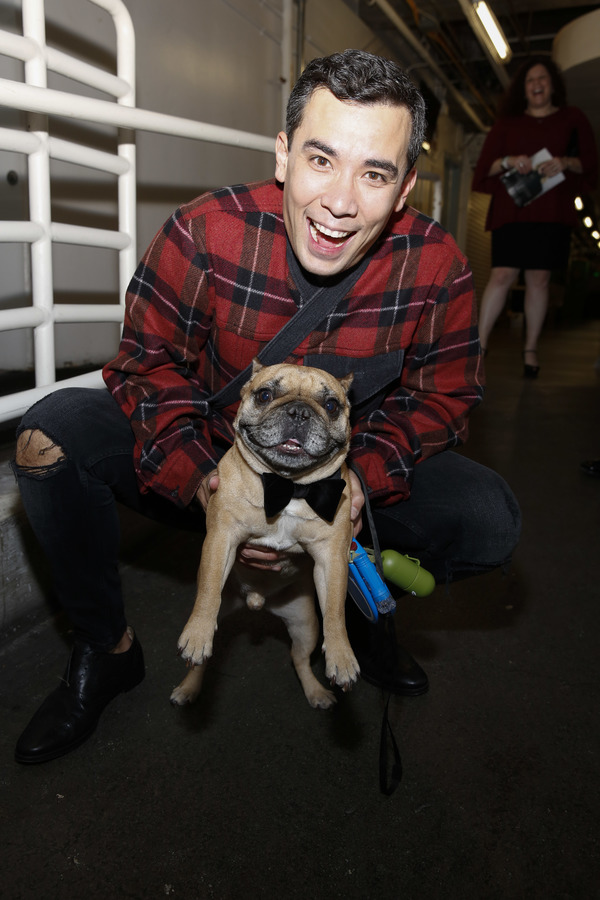 Conrad Ricamora and Wilbur Photo