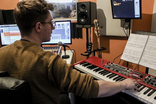 Photo Flash: Inside the Concept Album Recording of BROKEN WINGS Image