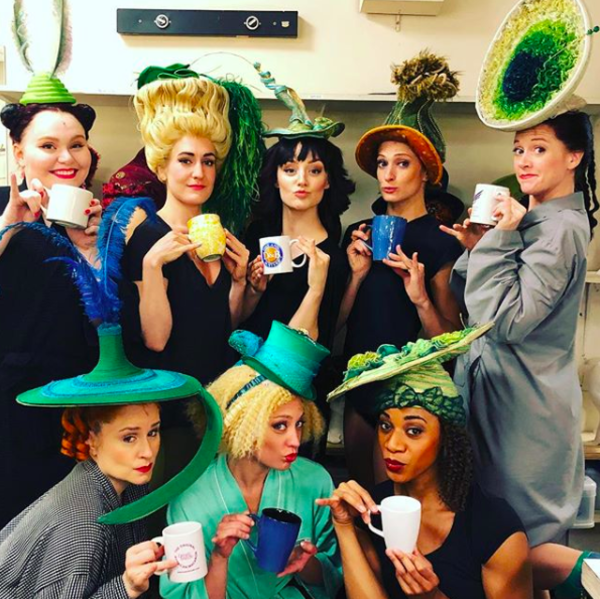Photo Flash: The Ladies of WICKED Are Royal-Wedding-Ready, and More Saturday Intermission Pics! 