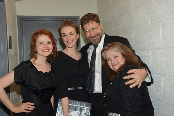 The ladies-Kirstin Parker, Lisa O'Hare and Patti Perkins with David Staller Photo