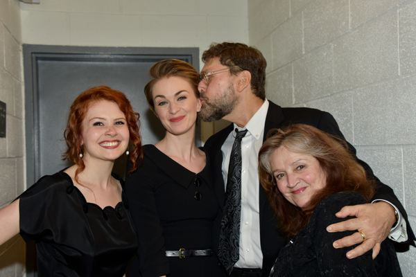 Kirstin Parker, Lisa O'Hare and Patti Perkins with David Staller Photo