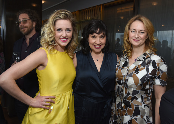 Taylor Louderman, Kristen Anderson-Lopez, and Nell Benjamin  Photo