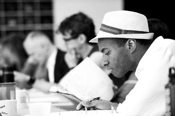 Photo Flash: In Rehearsal with Atlantic's THIS AIN'T NO DISCO Image