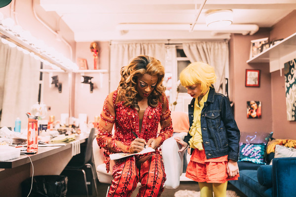 Photo Flash: Desmond Napoles Visits the Cast of KINKY BOOTS Image