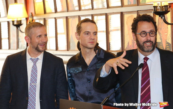 Tim Levy, Jordan Roth and Tony Kushner Photo