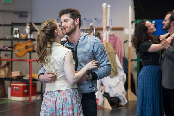 Photo Flash: In Rehearsal with A.C.T.'s A WALK ON THE MOON 