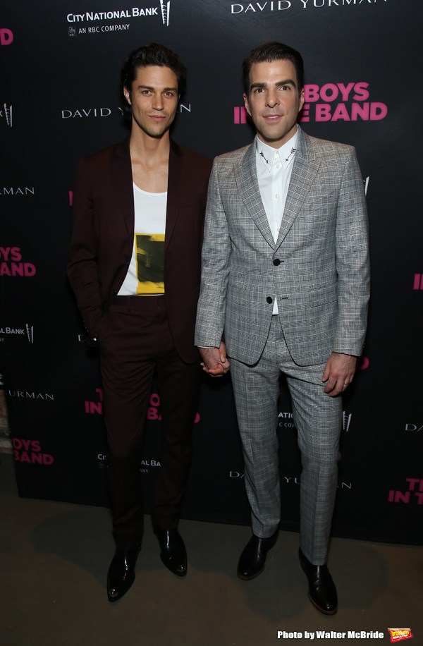 Miles McMillan and Zachary Quinto Photo