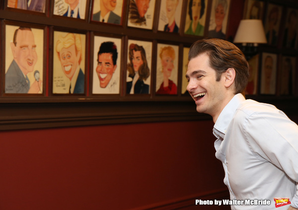 Photo Coverage: ANGELS IN AMERICA Star Andrew Garfield Celebrates His Sardi's Portrait! Image