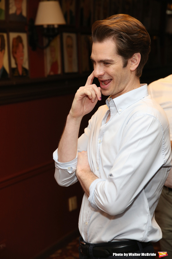 Photo Coverage: ANGELS IN AMERICA Star Andrew Garfield Celebrates His Sardi's Portrait! Image