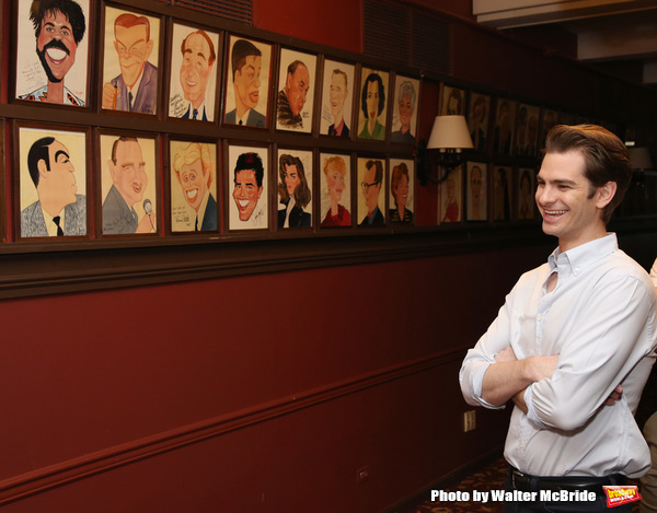 Photo Coverage: ANGELS IN AMERICA Star Andrew Garfield Celebrates His Sardi's Portrait! Image