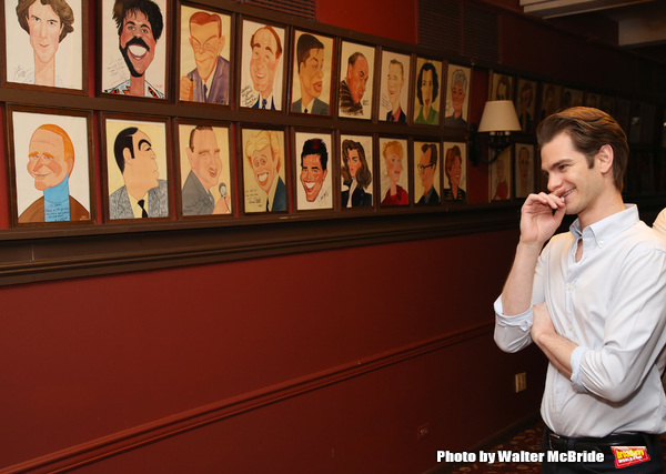 Photo Coverage: ANGELS IN AMERICA Star Andrew Garfield Celebrates His Sardi's Portrait! Image