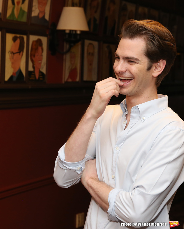 Photo Coverage: ANGELS IN AMERICA Star Andrew Garfield Celebrates His Sardi's Portrait! Image