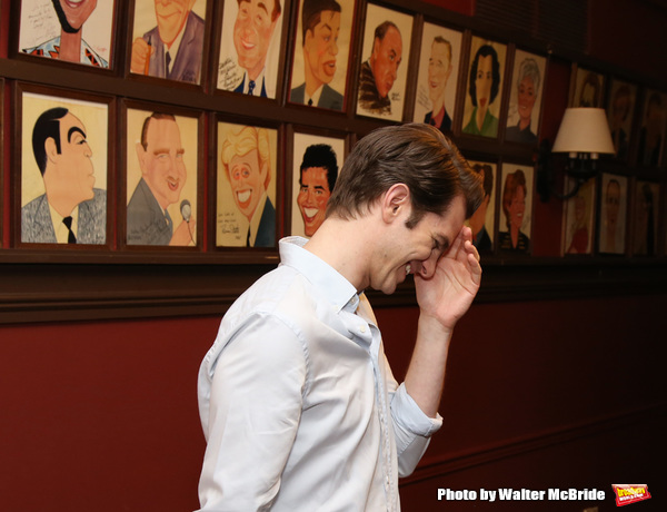 Photo Coverage: ANGELS IN AMERICA Star Andrew Garfield Celebrates His Sardi's Portrait! Image