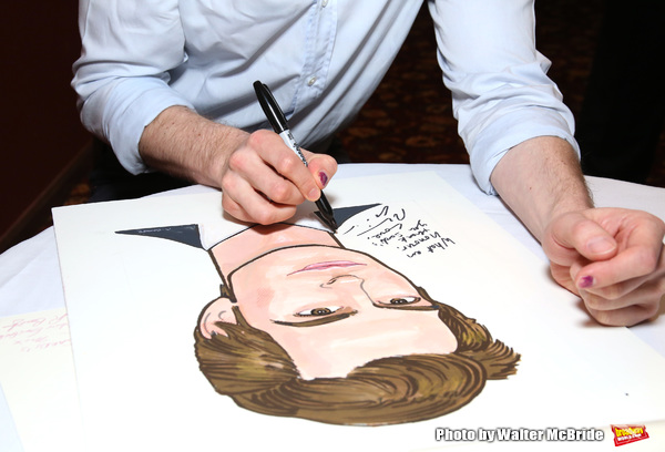 Photo Coverage: ANGELS IN AMERICA Star Andrew Garfield Celebrates His Sardi's Portrait! Image