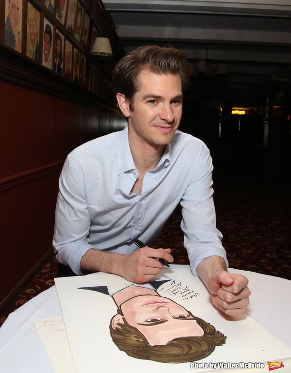 Photo Coverage: ANGELS IN AMERICA Star Andrew Garfield Celebrates His Sardi's Portrait! Image