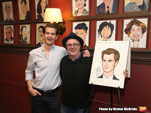 Photo Coverage: ANGELS IN AMERICA Star Andrew Garfield Celebrates His Sardi's Portrait! Image