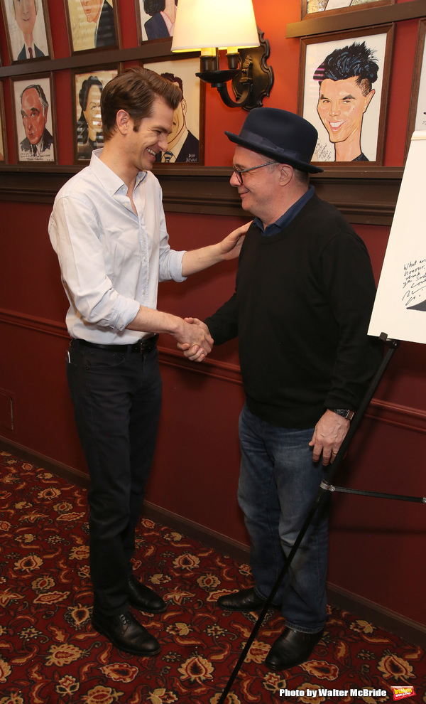Photo Coverage: ANGELS IN AMERICA Star Andrew Garfield Celebrates His Sardi's Portrait! Image