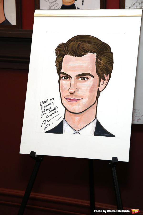 Photo Coverage: ANGELS IN AMERICA Star Andrew Garfield Celebrates His Sardi's Portrait! Image