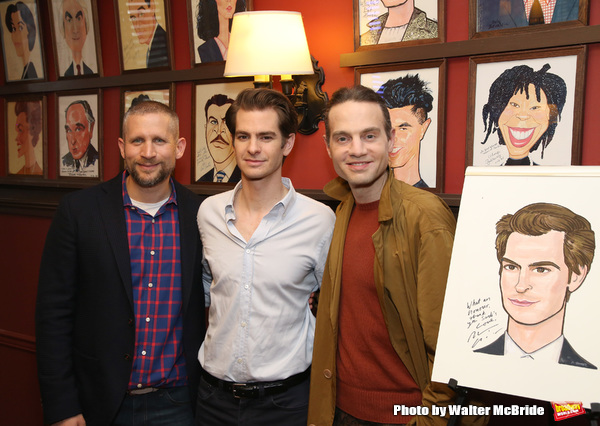 Tim Levy, Andrew Garfield and Jordan Roth Photo