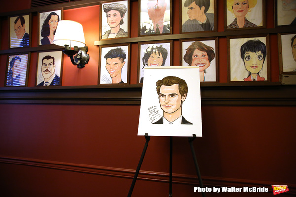 Photo Coverage: ANGELS IN AMERICA Star Andrew Garfield Celebrates His Sardi's Portrait! Image