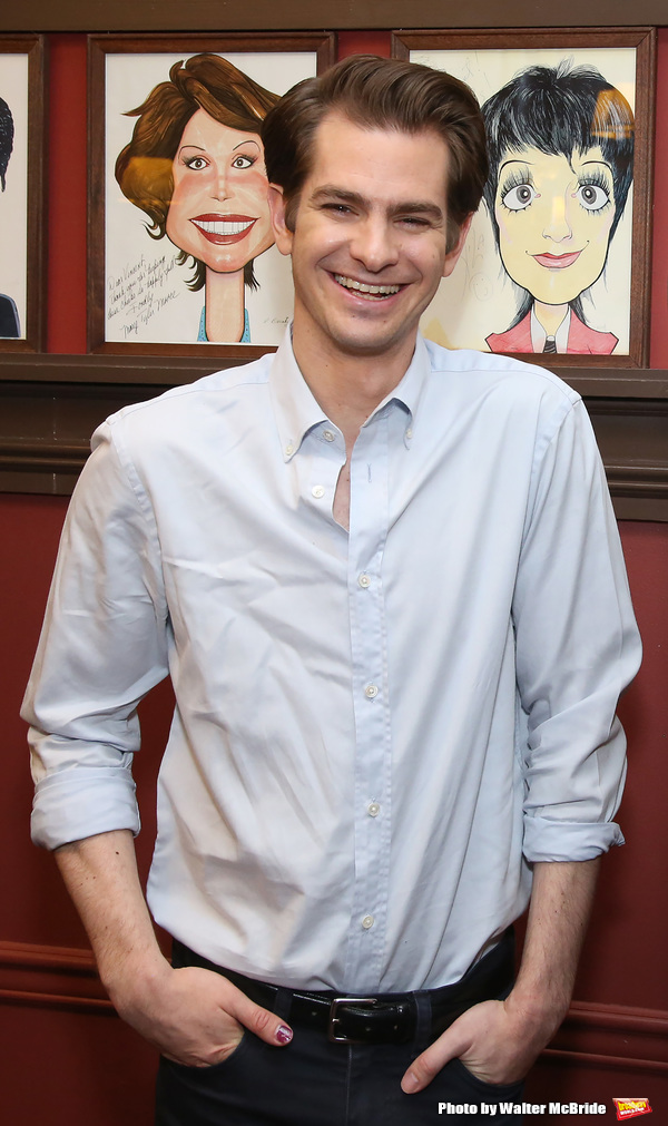 Photo Coverage: ANGELS IN AMERICA Star Andrew Garfield Celebrates His Sardi's Portrait! Image