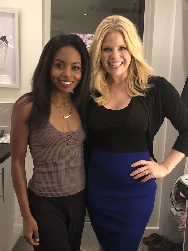 Photo Flash: Megan Hilty Visits Adrienne Warren Backstage at TINA Image