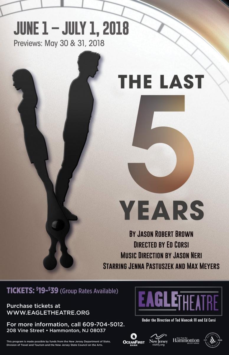 Review: THE LAST 5 YEARS at EAGLE THEATRE  is a Show You Should Make the TIME to See 