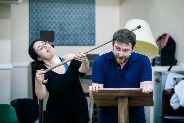 Photo Flash: In Rehearsal with THE 39 STEPS Image