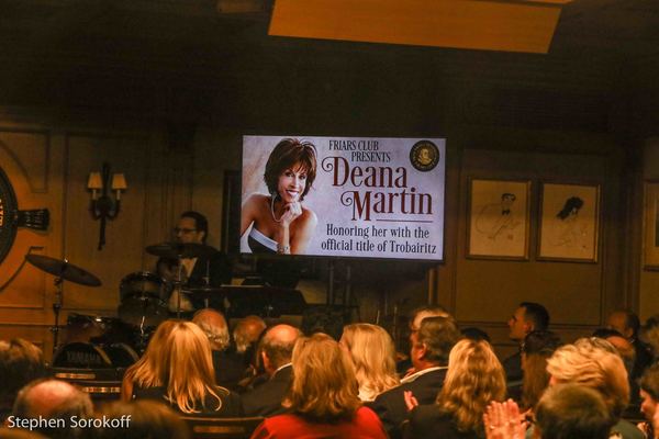 Photo Coverage: 'And Now Direct From the Bar...' The Friars Toast Deana Martin Image