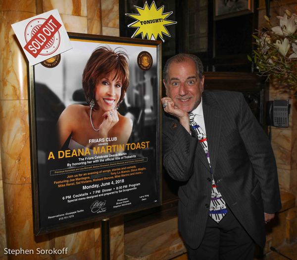 Photo Coverage: 'And Now Direct From the Bar...' The Friars Toast Deana Martin  Image