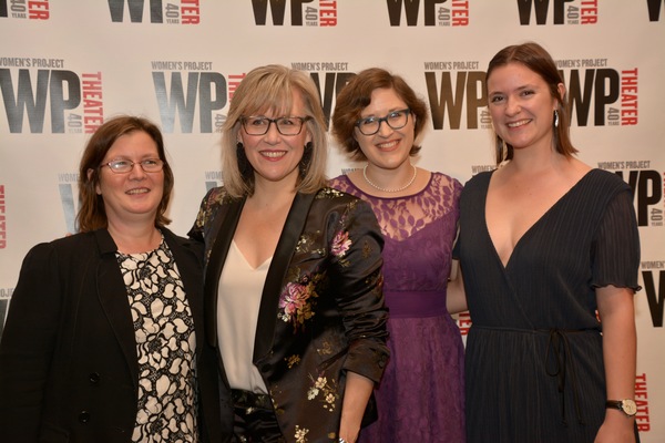 WP Theatre Founder Julia Mile's daughter Marya Cohn and her daughters with Lisa McNul Photo