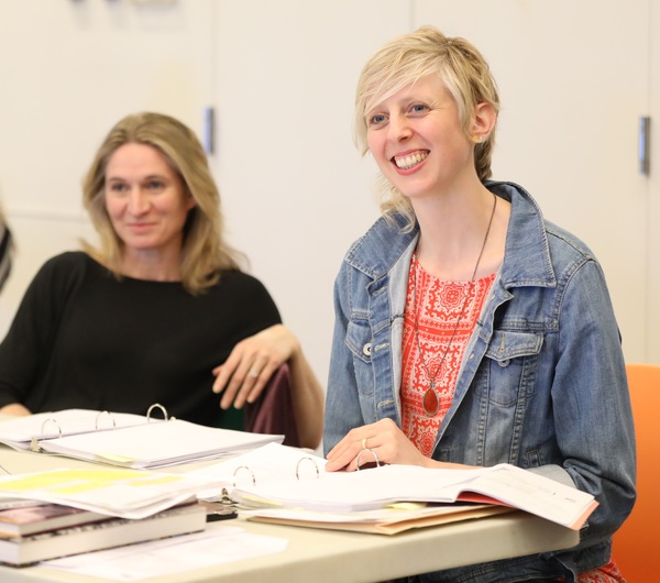 Playwright Rinne Groff and director Marissa Wolf  Photo