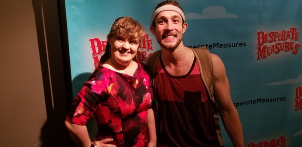 Photo Flash: Jamie Brewer Stops by Off-Broadway's DESPERATE MEASURES Image