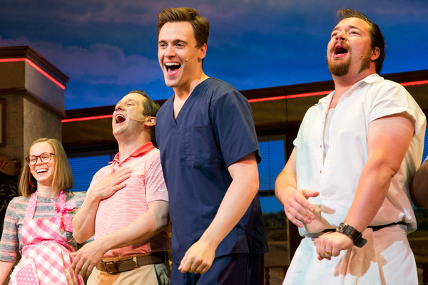 Photo Coverage: Erich Bergen Takes His First Bows In WAITRESS Image