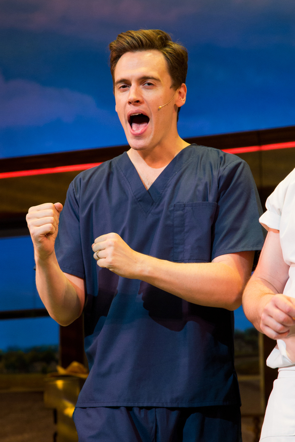 Photo Coverage: Erich Bergen Takes His First Bows In WAITRESS Image