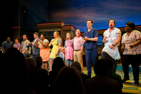 Photo Coverage: Erich Bergen Takes His First Bows In WAITRESS Image