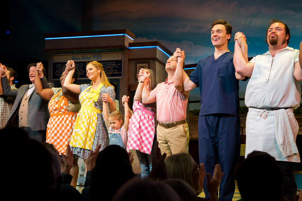Photo Coverage: Erich Bergen Takes His First Bows In WAITRESS Image