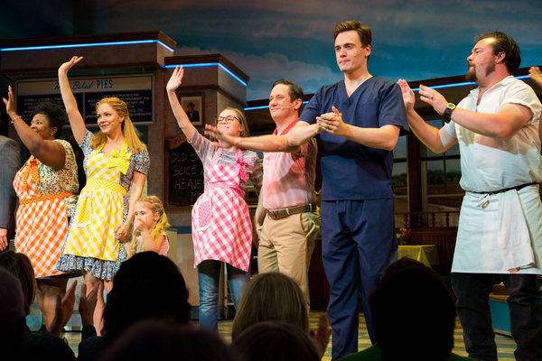 Photo Coverage: Erich Bergen Takes His First Bows In WAITRESS Image