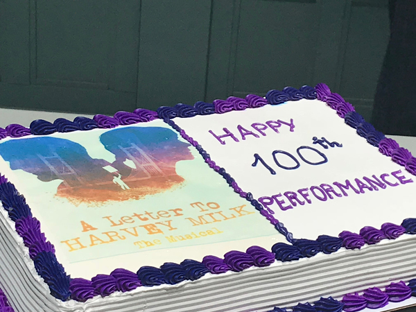 Photo Flash: A LETTER TO HARVEY MILK Celebrates 100 Performances Image