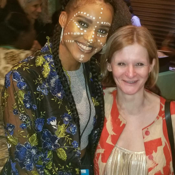 COLBY CHRISTINA AT DANCE AFRICA 2018 WITH THE BROOKLYN ACADEMY OF MUSIC PRESIDENT, KA Photo