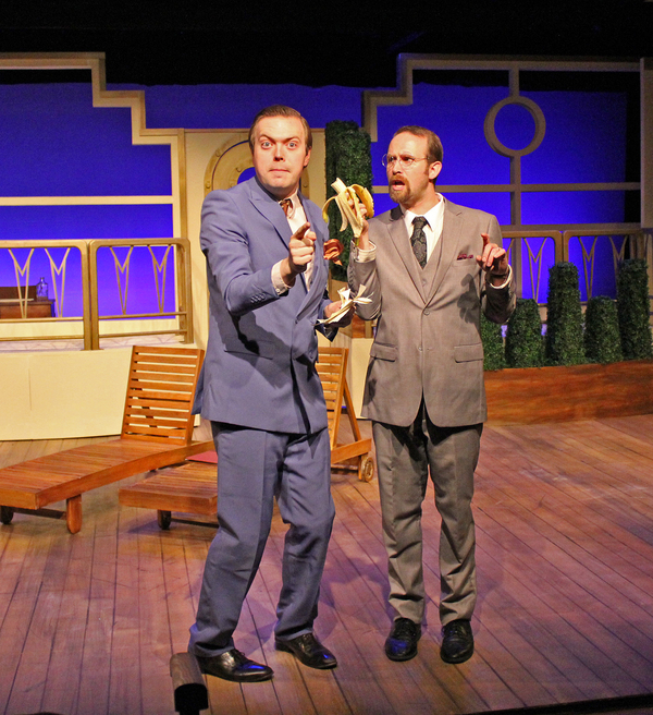 James Taylor Odom as Turai and Tanner Efinger as Gal in Cortland Repertory Theatreâ� Photo