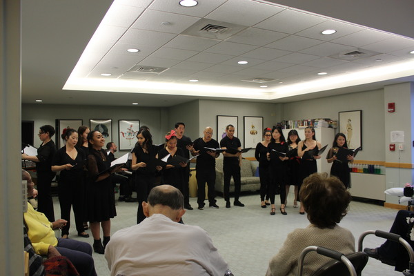 Photo Coverage: Tony Recipient Baayork Lee Takes Her NAAP Chorus to the Actors Fund Home 