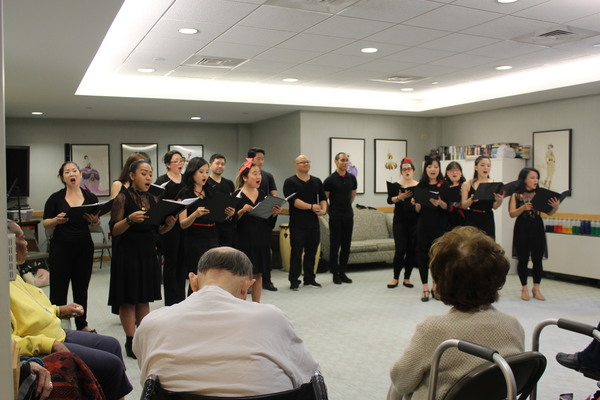 Photo Coverage: Tony Recipient Baayork Lee Takes Her NAAP Chorus to the Actors Fund Home  Image